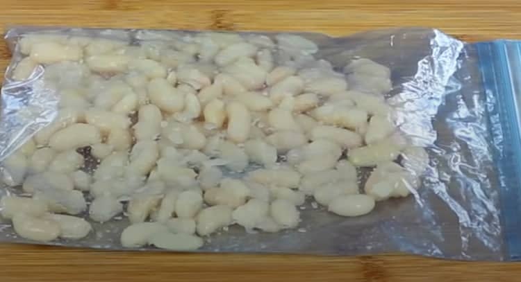 congelar las legumbres cocidas en plano