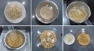 Como pelar la piel de los garbanzos