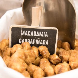 Nueces de macadamia garrapiñadas